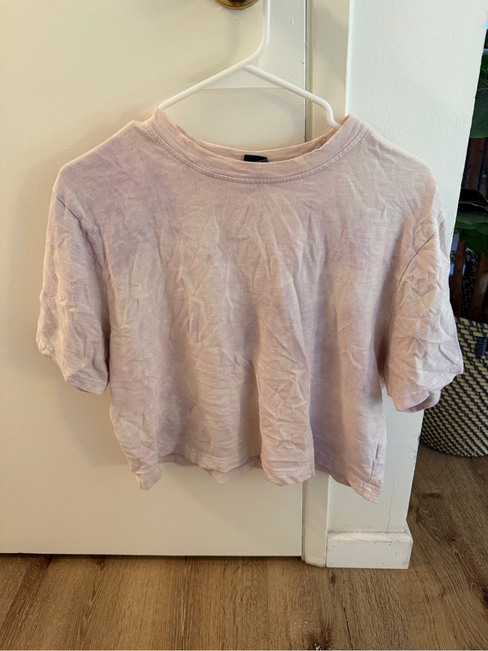 wild fable Light Pink Cropped Tee